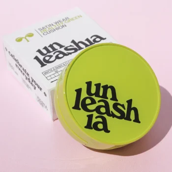 Unleashia – Satin Wear Healthy-Green Cushion