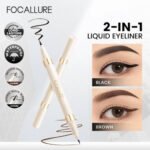 FOCALLURE - Ultra-Skinny Liquid Eyeliner- 2 colours in 1 Black & Brown