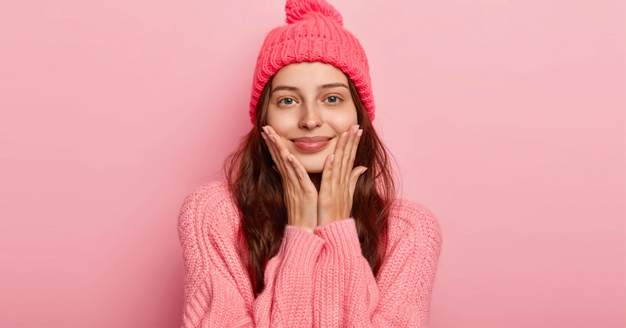 Productos de cosmética coreana para piel seca en invierno.