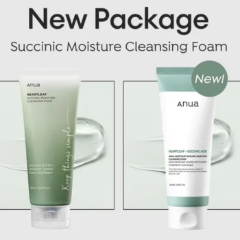 Anua - Heartleaf Succinic Moisture Cleansing Foam