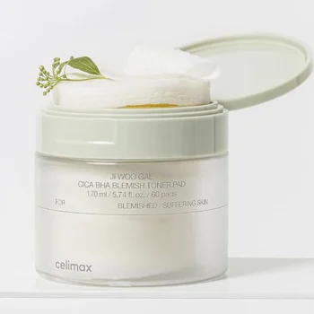 Celimax -Ji Woo Gae Cica BHA Blemish Toner Pad