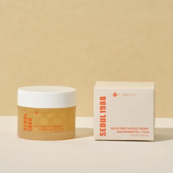 K‑SECRET SEOUL 1988-capsule cream: niacinamide 5% + yuja