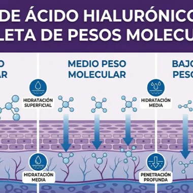 Tipos de ácidos hialurónicos: guía completa