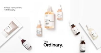 Imagen hace referencia a los productos de la marca The Ordinary