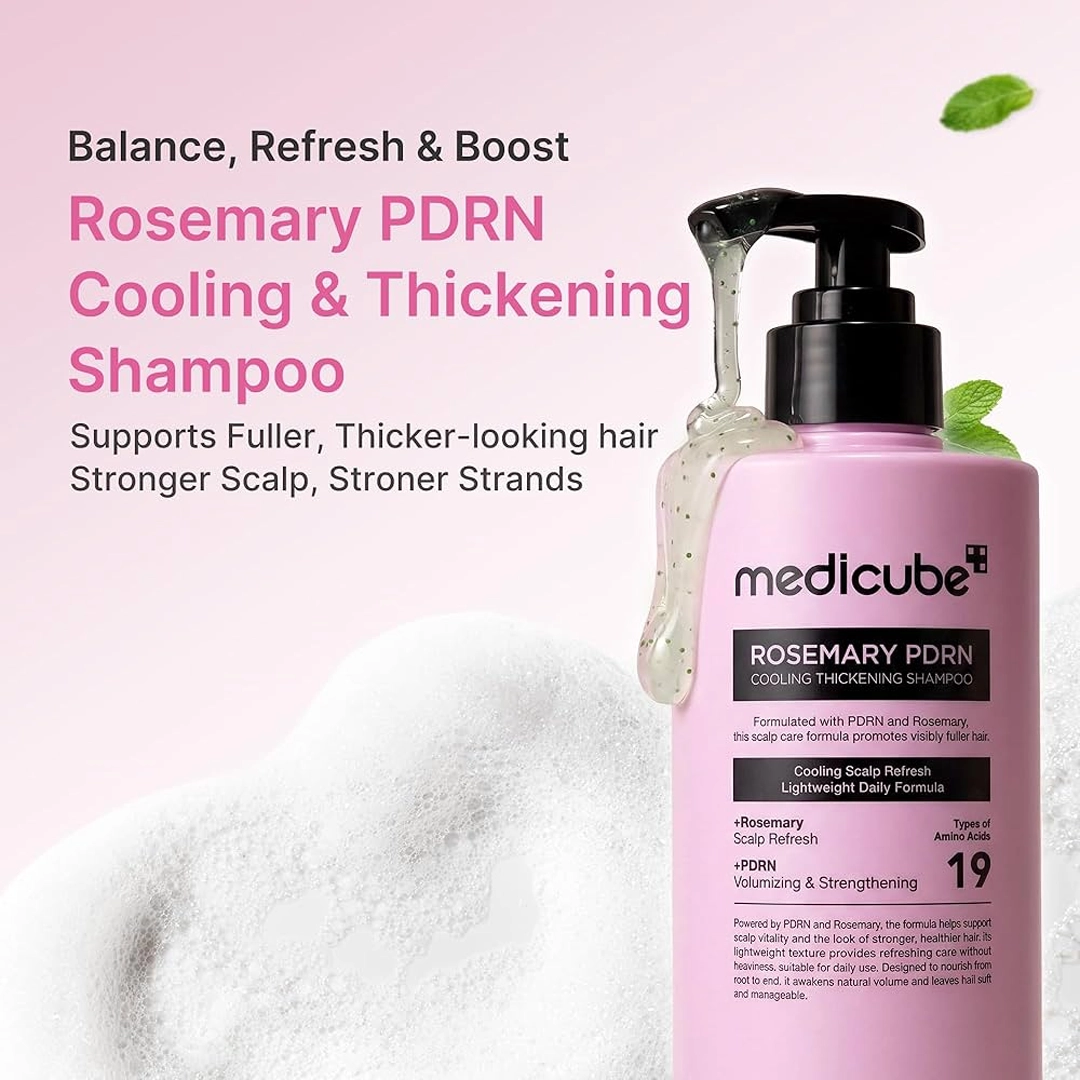 medicube Rosemary PDRN Cooling Thickening Shampoo 1