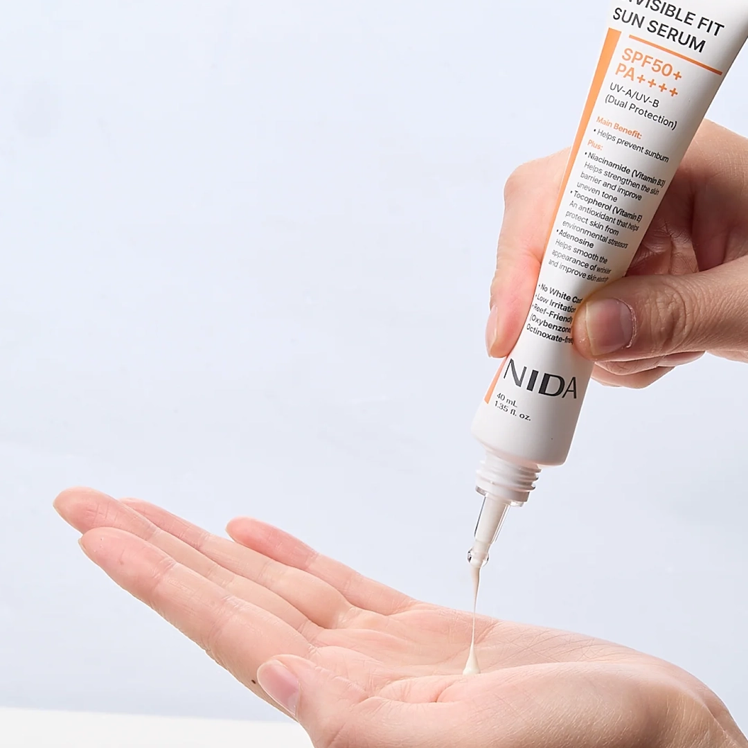 NIDA Invisible Fit Sun Serum SPF50+ PA++++ 2