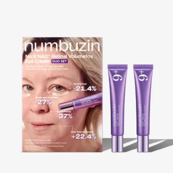Numbuzin- No.9 NAD+ Retinal Volumetox Eye Cream DUO SET — 2 × 20 ml