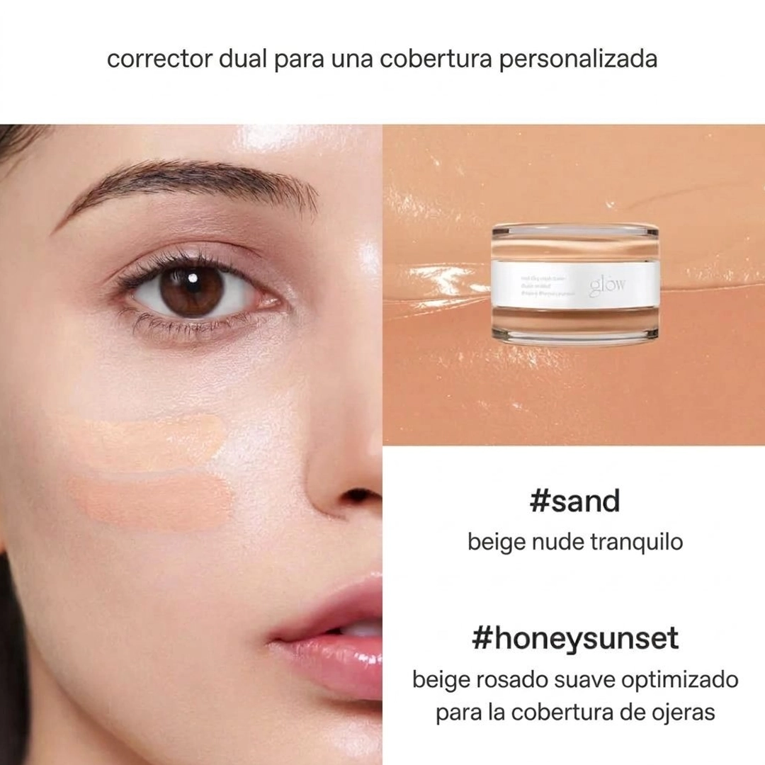 glow Not Dry Concealer tonos sand-honey
